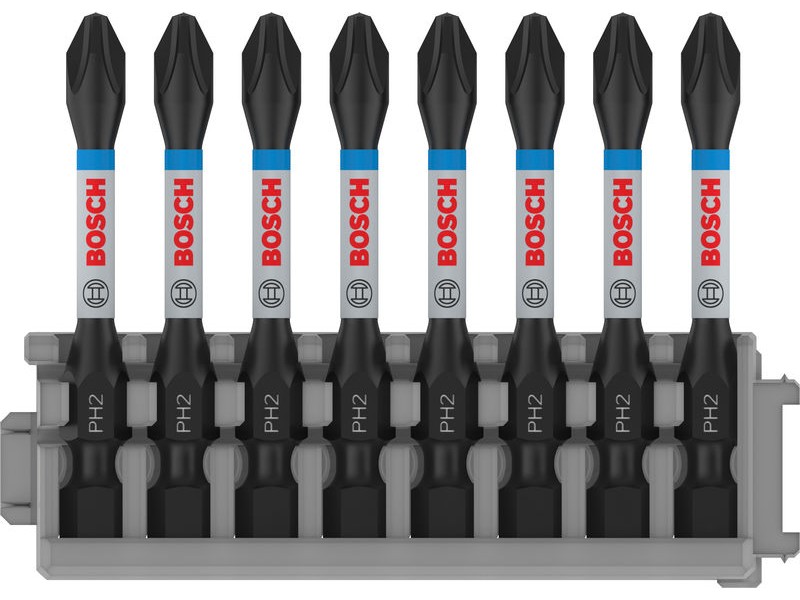 8-delni komplet vijačnih nastavkov Bosch PRO Phillips Impact, PH2, 55mm, 2608522330